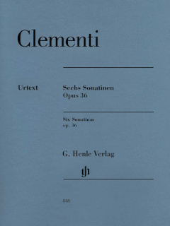 Clementi: Sechs Sonatinen Opus 36 i gruppen Noter & böcker / Piano/Keyboard / Klassiska noter hos musikskolan.se (990201808482)