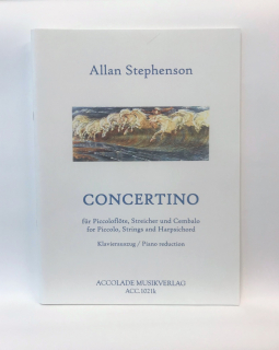 Stephenson: Concertino for piccolo strings and harpsichord i gruppen Noter & böcker / Flöjt / Piccolaflöjt hos musikskolan.se (ACC1021K)