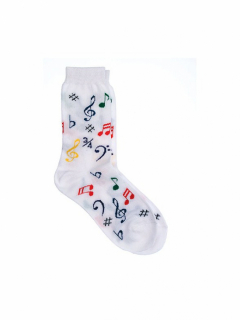 Sockar med musikmönster stl 25-27 i gruppen Instrument & tillbehör / Smått & gott hos musikskolan.se (AIMG10008BK)