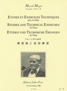 Moyse: Etudes & Exerc Techniq i gruppen Noter & böcker / Flöjt / Spelskolor, etyder och övningar hos musikskolan.se (AL16443)