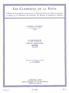 Gluck: Dans på de saligas ängder Fl+Pi i gruppen Noter & böcker / Flöjt / Flöjt med pianoackompanjemang hos musikskolan.se (AL16989)