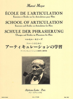 Moyse: École de l'articulation i gruppen Noter & böcker / Flöjt / Spelskolor, etyder och övningar hos musikskolan.se (AL17339)