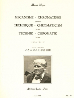 Moyse: Mecanisme Chromatisme /Fl i gruppen Noter & böcker / Flöjt / Spelskolor, etyder och övningar hos musikskolan.se (AL17395)