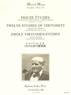 Moyse: 12 etudes Chopin /Fl i gruppen Noter & böcker / Flöjt / Spelskolor, etyder och övningar hos musikskolan.se (AL17462)