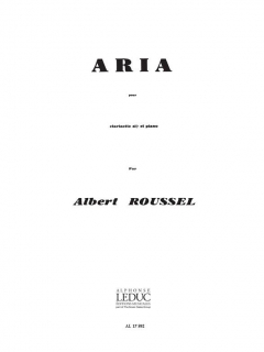 Roussel: Aria Kl+pi i gruppen Noter & böcker / Klarinett / Klassiska noter hos musikskolan.se (AL17892)
