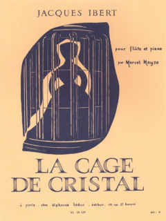 Ibert: La Cage de Cristal fl+pi i gruppen Noter & böcker / Flöjt / Flöjt med pianoackompanjemang hos musikskolan.se (AL18129)