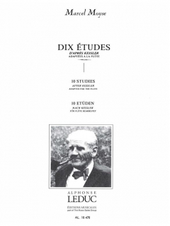 Moyse: 10 Etudes d'apres Kessler /Fl i gruppen Noter & böcker / Flöjt / Spelskolor, etyder och övningar hos musikskolan.se (AL18478)