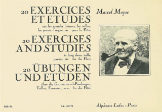 Moyse: 20 Exercices & Etudes i gruppen Noter & böcker / Flöjt / Spelskolor, etyder och övningar hos musikskolan.se (AL18776)