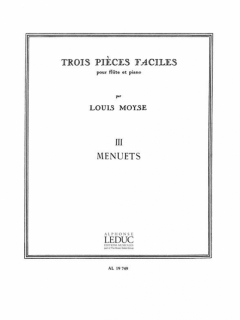 Louis Moyse: Menuets Flöjt + piano i gruppen Noter & böcker / Flöjt / Flöjt med pianoackompanjemang hos musikskolan.se (AL19749)