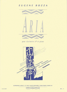 Bozza: Aria - Kl+Pi i gruppen Noter & böcker / Klarinett / Klassiska noter hos musikskolan.se (AL20200)