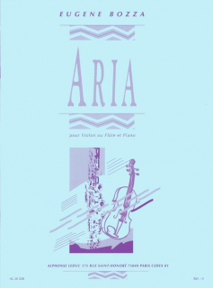 Bozza: Aria /Fl+pi i gruppen Noter & böcker / Flöjt / Flöjt med pianoackompanjemang hos musikskolan.se (AL20208)