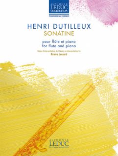 Dutilleux: Sonatine för flöjt och piano i gruppen Noter & böcker / Flöjt / Flöjt med pianoackompanjemang hos musikskolan.se (AL20257)
