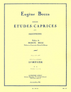 Bozza: 12 Etudes Caprices Sax i gruppen Noter & böcker / Saxofon / Spelskolor, etyder och övningar hos musikskolan.se (AL20313)