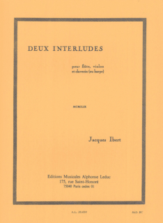 Ibert: Deux Interludes i gruppen Noter & böcker / Flöjt / Flöjt med stråkinstrument hos musikskolan.se (AL20630)