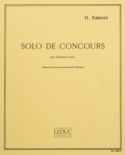 Rabaud: Solo de concours -Kl+Pi i gruppen Noter & böcker / Klarinett / Klassiska noter hos musikskolan.se (AL20879)
