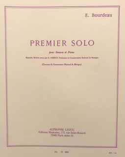 Bourdeau: Premier Solo i gruppen Noter & böcker / Fagott / Klassiska noter hos musikskolan.se (AL21060)