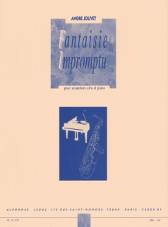 Jolivet: Fantaisie Impromptu - Sax + Pi i gruppen Noter & böcker / Saxofon / Klassiska noter hos musikskolan.se (AL21321)