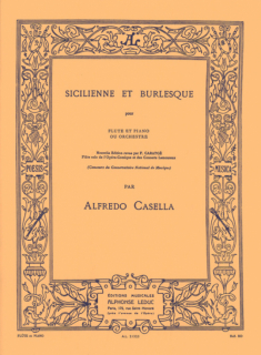 Casella: Sicilienne & Burlesque /Fl+p i gruppen Noter & böcker / Flöjt / Flöjt med pianoackompanjemang hos musikskolan.se (AL21323)