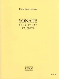 Dubois  P-M: Sonate /Fl+p i gruppen Noter & böcker / Flöjt / Flöjt med pianoackompanjemang hos musikskolan.se (AL22795)