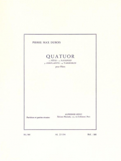Dubois: Quatour /4 Fl i gruppen Noter & böcker / Flöjt / Kvartetter: 4 flöjter hos musikskolan.se (AL23154)