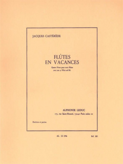 Casterede: Flûtes en vacances /4 Fl i gruppen Noter & böcker / Flöjt / Kvartetter: 4 flöjter hos musikskolan.se (AL23296)