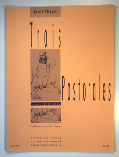 Tomasi: Trois Pastorales /3fl i gruppen Noter & böcker / Flöjt / Trios: tre flöjter hos musikskolan.se (AL23376)