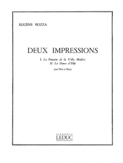 Bozza: 2 Impressions för flöjt och harpa i gruppen Noter & böcker / Flöjt / Flöjt med gitarr eller harpa hos musikskolan.se (AL23647)