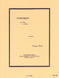 Ibert: Concerto /flöjt STUDIEPART i gruppen Noter & böcker / Flöjt / Flöjt med pianoackompanjemang hos musikskolan.se (AL24929)