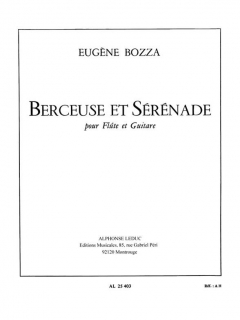 Bozza: Berceuse & Serenade /Fl+gi i gruppen Noter & böcker / Flöjt / Flöjt med gitarr eller harpa hos musikskolan.se (AL25403)