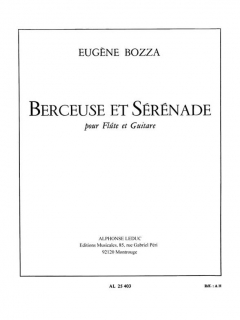 Bozza: Berceuse & Serenade flöjt och gitarr i gruppen Noter & böcker / Flöjt / Flöjt med gitarr eller harpa hos musikskolan.se (AL25403)