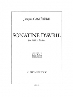 Castérède: Sonatine d'Avril flöjt och gitarr i gruppen Noter & böcker / Flöjt / Flöjt med gitarr eller harpa hos musikskolan.se (AL27581)