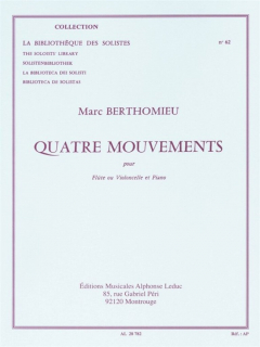 Berthomieu: Quatre Mouve/Fl+pi i gruppen Noter & böcker / Flöjt / Flöjt med pianoackompanjemang hos musikskolan.se (AL28782)
