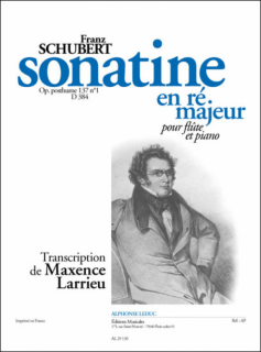 Schubert: Sonatine D-dur D384 i gruppen Noter & böcker / Flöjt / Flöjt med pianoackompanjemang hos musikskolan.se (AL29136)