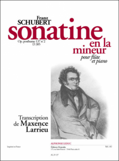 Schubert: Sonatine a-moll D385 i gruppen Noter & böcker / Flöjt / Flöjt med pianoackompanjemang hos musikskolan.se (AL29137)