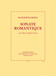 Badura-Skoda: Sonate Romantique (flöjt eller violin och piano) i gruppen Noter & böcker / Flöjt / Flöjt med pianoackompanjemang hos musikskolan.se (AL29141)