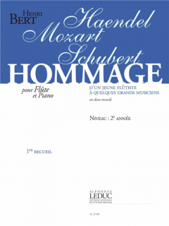 Bert: Hommage d'un jeune flutiste vol. 1 - Fl + pi i gruppen Noter & böcker / Flöjt / Flöjt med pianoackompanjemang hos musikskolan.se (AL29366)