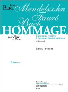 Bert: Hommage d'un jeune flutiste vol.2 - Fl + pi i gruppen Noter & böcker / Flöjt / Flöjt med pianoackompanjemang hos musikskolan.se (AL29367)