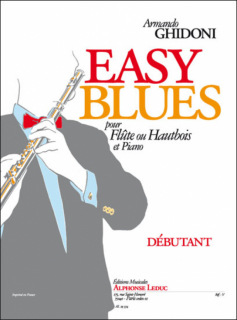 Ghidoni: Easy Blues /Fl+pi i gruppen Noter & böcker / Flöjt / Flöjt med pianoackompanjemang hos musikskolan.se (AL29374)