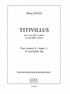 Jolas: Titivillus /Sopr Fl Pi i gruppen Noter & böcker / Flöjt / Flöjt med sång och instrument hos musikskolan.se (AL29498)