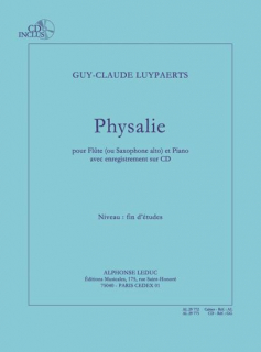 Physalie (fin d'études) pour flûte et piano med CD i gruppen Noter & böcker / Flöjt / Playalong för flöjt hos musikskolan.se (AL29772)