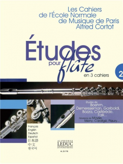 Cortot: Etudes Pour Flute 2 i gruppen Noter & böcker / Flöjt / Spelskolor, etyder och övningar hos musikskolan.se (AL29778)