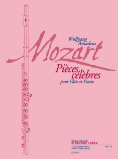 Mozart: Pieces Celebres i gruppen Noter & böcker / Flöjt / Flöjt med pianoackompanjemang hos musikskolan.se (AL29855)