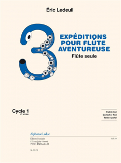 Ledeuil: 3 Expéditions pour flûte aventureuse Flöjtsolo i gruppen Noter & böcker / Flöjt / Flöjt med pianoackompanjemang hos musikskolan.se (AL30498)