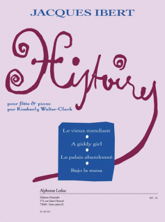 Ibert: Histoires för flöjt och piano i gruppen Noter & böcker / Flöjt / Flöjt med pianoackompanjemang hos musikskolan.se (AL30501)