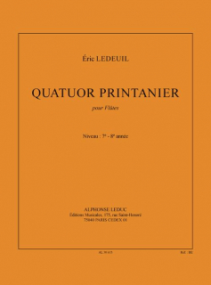 Ledeuil: Quatuor printani /4 Fl i gruppen Noter & böcker / Flöjt / Kvartetter: 4 flöjter hos musikskolan.se (AL30635)