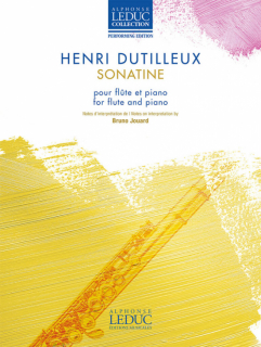 Henri Dutilleux: Sonatine för flöjt och piano i gruppen Noter & böcker / Flöjt / Flöjt med pianoackompanjemang hos musikskolan.se (AL769849)