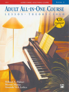 Alfreds Basic Adult Piano Course All-in-One Bok 2 i gruppen Noter & böcker / Piano/Keyboard / Pianoskolor hos musikskolan.se (ALF0014534)
