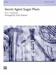 Secret Agent Sugar Plum Blåsorkester partitur och stämmor i gruppen Noter & böcker / Blåsorkester / Blåsorkester, Concert band etc hos musikskolan.se (ALF0044163)