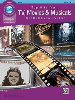 Top Hits from TV Movies & Musicals med CD i gruppen Noter & böcker / Flöjt / Playalong för flöjt hos musikskolan.se (ALF0045165)