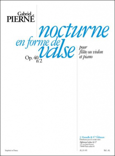 Pierne: Nocturne en forme de valse pour flûte et piano i gruppen Noter & böcker / Flöjt / Flöjt med pianoackompanjemang hos musikskolan.se (ALHA09326)